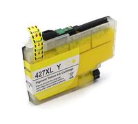Cartouche d'encre Compatible 4 Couleurs LC427 427XL for imprimantes Brother HL-J6010DW, MFC-J5955DW, J6955DW, J6957DW et J6959DW(LC427XL-Yellow)