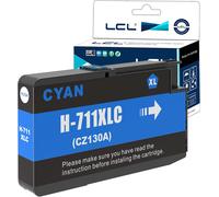 Cartouche D'Encre Compatible 711Xl 711 Xl Cz130A (1 Cyan) Remplacement Pour Hp Designjet T120 24/T120 610/T520 24/T520 36/T520 610 T520 914 /T125 24 T530 T130 T525[ENC945097]