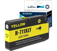 Cartouche D'Encre Compatible 711Xl 711 Xl Cz132A (1 Jaune) Remplacement Pour Hp Designjet T120 24/T120 610/T520 24/T520 36/T520 610 T520 914 /T125 24 T530 T130 T525[ENC945096]