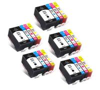 Cartouche d'encre Compatible 903 XL Compatible avec Officejet Pro 6970 6950 6960 6966 6968 6974 6975, Remplacement d'imprimante Tout-en-Un Compatible avec Hp903 907XL Hp907(5set 20pcs)