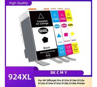 Cartouche d'encre Compatible 924 924E 924XL pour imprimante HP OfficeJet Pro 8135e 8134e 8132e 8122e 8124e 8125e 8120e 8130e Jaune