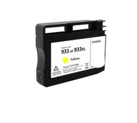 Cartouche d'encre Compatible 932XL 933, Compatible avec imprimante HP932 933XL, Compatible avec Officejet 6100 6600 6700 7110 7510 7512 7610 7612(H933-1 Yellow)