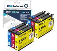 Cartouche d'encre Compatible 933 933XL CN054AE CN055AE CN056AE Remplacement pour HP Officejet 6100 6600 6700 7110 7610 7612 7510 7512 (2Cyan 2Magenta 2Jaune)
