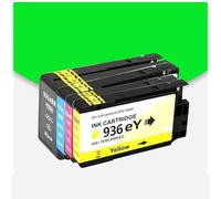 Cartouche d'encre Compatible 938 938XL 938e 936 937 for imprimantes Jet d'encre HP OfficeJet Pro 9110b 9720 9730 9120 9130 avec Encre à Puce(936-1Set)
