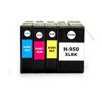 Cartouche d'encre Compatible 950XL 951XL for o-fficejet Pro 251dw/276dw/8100/8600/8610/8620/8630/8640/8650(One Set 4 Colors)