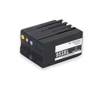 Cartouche d'encre Compatible 953/953XL for imprimantes HP Pro 7720, 7740, 8210, 8218, 8710, 8715, 8718, 8719, 8720, 8725, 8728, 8730 et 8740(1 Set 4pcs)