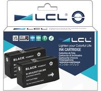 Cartouche d'encre Compatible 953 953XL L0S58AE L0S70AE High Yield(2-Pack Noir) Remplacement pour HP Officejet Pro 7730 7740 8210 8218 8710 8715 8718 8719 8720 8725 8728 8730 8740 7720 8716(Q1391)
