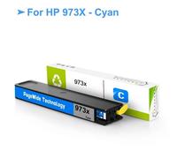 Cartouche d'encre Compatible 973 973X 973XL avec encre pigmentée pour imprimante HP 352dw 377dw 452dn 452dw 477dn 477dw 552dw 973 C