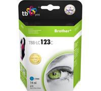 Cartouche d'encre compatible avec Brother LC125XLC 100% neuve