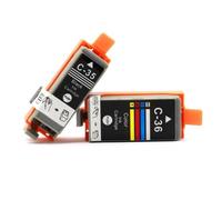Cartouche d'encre, Compatible avec Canon, IP100B IP100 iP110 | PGI-35 PGI35 CLI-36 CLI36 C35 C36, mini260 320 TR150, noir tricolore, avec puce(3 pcs)