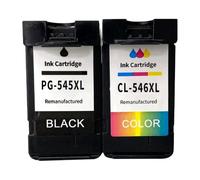Cartouche d'encre Compatible avec Canon PG-545XL CL-546XL for imprimante MG3050 MG3053 IP2800 MG2500(BK(1PC) Color(1PC))