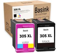 Cartouche d'encre Compatible avec HP 305XL Pack 2 pour DeskJet 4120e 2720 2720e 2721e 2710 Envy 6032 6020e 6430e 6432e 6420e 6030 6010 6420