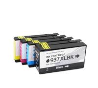 Cartouche d'encre, Compatible avec HP, 9110b 9120b 9130b 9720 | 936 937 938 937e 938e 936xl, Officejet pro, 9730 9110e 9120e 9130e 9720e 9730e(937e-1set (4 color))