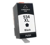 Cartouche d'encre, Compatible avec HP, 934XL 935XL BK C M Y | Officejet 6812 6815 6830 6835 6230, haut rendement, encre colorant, BK 55ml C/M/Y 15ml, puce stable(BK 1PC)