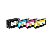 Cartouche d'encre, Compatible avec HP, 953XL Set Noir Couleur | BK 55ML, C/M/Y 25ML, 7740 8210 8216 8218 8702 8710 8715 8718 8719 8720 8725