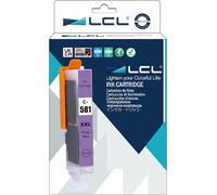 Cartouche d'encre Compatible CLI-581 PB CLI-581 XL PB CLI-581 XXL PB 1999C001 12.5 ML (1Bleu Photo) Remplacement pour Canon PIXMA TS8150 TS8151 TS8152 TS9150 TS9155 TS8250 TS8251 TS8252 Printer.