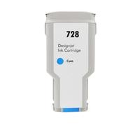 Cartouche d'encre Compatible Compatible avec 728 728XL, Compatible avec DesignJet T730 T830 avec Couleurs Vives F9J68A F9J67A F9J66A(300ML-C)
