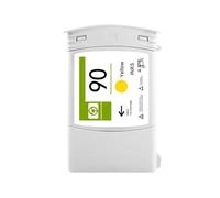 Cartouche d'encre Compatible Compatible avec Encre pigmentée 90 HP90, Compatible avec imprimantes à Jet d'encre Designjet 4000 4000ps 4020 4500 4520 avec la dernière Puce(1PC Yellow)