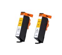 Cartouche d'encre Compatible Compatible avec HP903XL 907XL, Compatible avec Officejet Pro série 6960 6961 6963 6964 6965 6966 6968 6970 6971 6974 6975 6976 6978 6979(2 pcs Yellow)