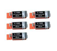 Cartouche d'encre Compatible Compatible avec I70 I80 SELPHY DS700 DS810 IP90 Mini220 BCI15 BCI16 BCI-15 BCI-16(5 BK)