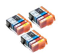 Cartouche d'encre Compatible Compatible avec imprimantes à Jet d'encre sans Fil 920 HP920XL, Compatible avec Officejet 6000 6500 6500 6500A 7000 7500 7500A(3 Sets(12 PCS))