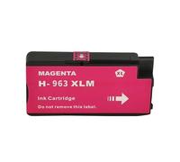 Cartouche d'encre Compatible Compatible avec la série 963 967 XL, Compatible avec imprimantes OfficeJet Pro 9010 9015 KNZ 963XL 967XL(1X Magenta)