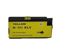 Cartouche d'encre Compatible Compatible avec la série 963 967 XL, Compatible avec imprimantes OfficeJet Pro 9010 9015 KNZ 963XL 967XL(1X Yellow)