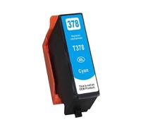 Cartouche d'encre compatible Epson 378 XL cyan pour Expression Photo XP-8000, XP-8005, XP-8500, XP-8505, XP-8600, XP-8605, XP-8700