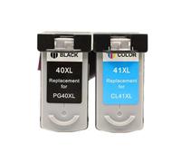 Cartouche d'encre Compatible for imprimante Ca-Non PG40 CL41 40XL 41XL PG-40 CL-41 iP1600 iP1200 iP1900 MP140 MP150 MX300 MX310 MP160(1BK 1Color)
