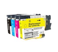 Cartouche d'encre Compatible Haute capacité LC527XL LC-527 527XL, Compatible for imprimante Brother MFC-J4350DW,MFC-J4550DW(1SET BK C M Y)