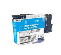 Cartouche d'encre Compatible Haute capacité LC527XL LC-527 527XL, Compatible for imprimante Brother MFC-J4350DW,MFC-J4550DW(1PC Cyan)