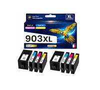 Cartouche d'encre compatible HP 903XL - Pack de 8 - Multicolore - 825 pages