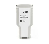 Cartouche d'encre Compatible HP730, Compatible avec DesignJet T1600 T1600dr T1700 T1700dr T2600 T2600dr, Pleine capacité d'encre(1PCS Gray)