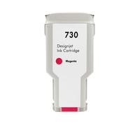 Cartouche d'encre Compatible HP730, Compatible avec DesignJet T1600 T1600dr T1700 T1700dr T2600 T2600dr, Pleine capacité d'encre(1PCS Magenta)
