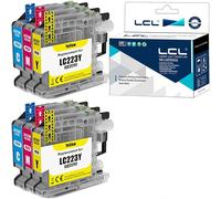 Cartouche d'encre Compatible LC-221 LC221 LC-223 LC223 XL LC223C LC223M LC223Y (2Cyan 2Magenta 2Jaune) Remplacement pour Brother MFC-J4420DW J4620DW J4625DW J5320DW J5620DW