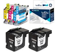 Cartouche d'encre Compatible LC129 LC129XL LC125XL LC129XLBK LC125XLC LC125XLM LC125XLY (2Noir 1Cyan 1Magenta 1Jaune) Remplacement pour MFC-J6520DW J6720DW J6920DW