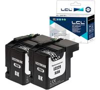 Cartouche D'Encre Compatible Lc229 Lc229Xl Lc229Xlbk Lc225 Lc225Xl (2Noir) Remplacement Pour Brother Mfc-J5320Dw J5620Dw J5625Dw J5720Dw[ENC945112]