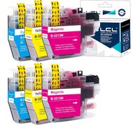 Cartouche d'encre Compatible LC3213 LC-3213 LC-3211 LC-3211 LC-3213C LC-3213M LC-3213Y Remplacement pour Brother DCP-J770 DCP-J772DW DCP-J774DW MFC-J890DW MFC-J895(2C2M2Y)