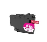 Cartouche d'encre Compatible LC406 for b-Rother HL-JF1,MFC-J4335DW J4345DW J4535DW J5855DW J5955DW J6555DW J6955DW(1pcs Magenta)