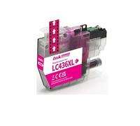 Cartouche d'encre Compatible LC436XL for imprimante b-Rother MFC-J4340DW J4440DW J4540DW J5855DW J5955DW J6555DW J6955DW J6957DW(1 Magenta)