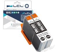 Cartouche d'encre Compatible PFI-300 PFI-300PBK 14.5ml (2 Noir) Remplacement pour Canon imagePROGRAF PRO-300