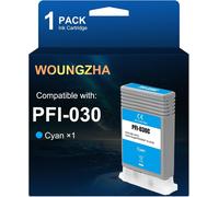 Cartouche D'Encre Compatible Pfi030 Pfi-030 Pigment De Rechange Pour Canon Imageprograf Ta-20 Imageprograf Ta-30 (1 Cyan)[ENC944074]