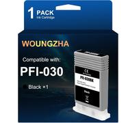 Cartouche D'Encre Compatible Pfi030 Pfi-030 Pigment De Rechange Pour Canon Imageprograf Ta-20 Imageprograf Ta-30 (1 Noir)[ENC944076]