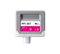 Cartouche d'encre Compatible PFI307 PFI-307 Compatible for Canon, imprimante imagePROGRAF IPF830 IPF840 IPF850 avec Cartouche d'encre pigmentée à Puce(307-M-Pigment)