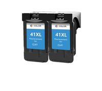 Cartouche d'encre Compatible PG-40 CL-41 PG40 CL41 for imprimante Canon Pixma MP140 MP150 MP160 MP180 MP190 MP210 MP220 MP450 MP470(2PCS Color)