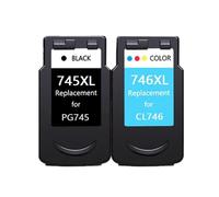 Cartouche d'encre Compatible PG745 CL746 XL Compatible avec imprimantes MG2470 MG2570 MG2970 IP2870 IP2872(1BK 1COLOR)