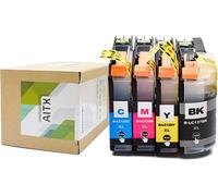 Cartouche d'encre Compatible pour Brother LC125XL LC127XL Noir C M Y pour Imprimante DCP-J4110DW MFC-J4410DW J4510DW J4610DW J4710DW, Multipack