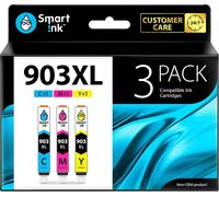 Cartouche D'Encre Compatible Pour Hp 903 Xl 903Xl 3 Pack (Cyan Magenta Jaune) Avec Système De Puce Avancée Pour Officejet 6950 All-In-One Officejet Pro 6960 6970 All-In-One[ENC942721]