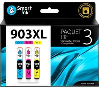 Cartouche d'Encre Compatible pour HP 903 XL 903XL 3 Pack (Cyan Magenta Jaune) avec Système de Puce Avancée pour Officejet 6950 All-in-One Officejet Pro 6960 6970 All-in-One