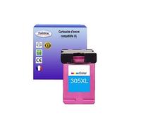 T3AZUR - Cartouche d'encre compatible remplace HP 305 305XL Couleur pour HP Deskjet 2720e 2721 2721e 2722 2722e Couleur G